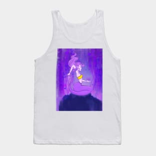 Purple Mermaid Yoga Calm Peace Tank Top